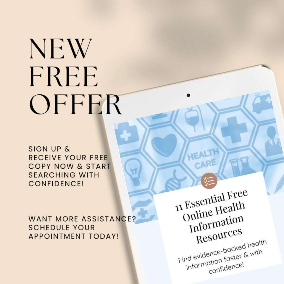 New Free Offer - 11 Essential Free Online Health Information Resources